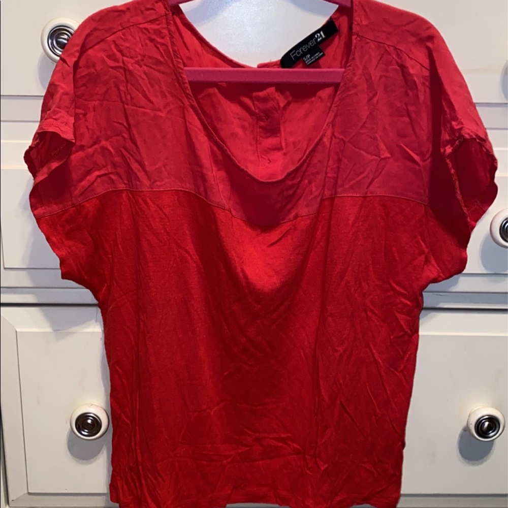 Cute Short Sleeve Blouse